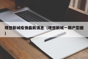 理想新城疫情最新消息（理想新城一期户型图）